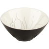 Салатник «День и ночь»;керамика;D=14,H=7см;белый,черный