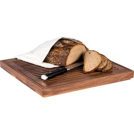 Доска разделочная для хлеба GN 2/3 (для арт 00910);дерево;,H=35,L=354,B=325мм;коричнев.