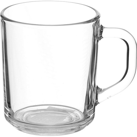 Кружка «Зеленый чай»;стекло;200мл;D=102,H=90мм;прозр.