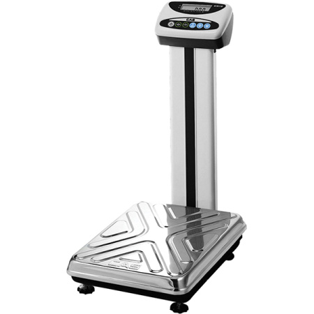 Весы электр.товарные DL-100 100кг;пластик,металл;,H=71,L=35,B=52см;10вт;белый