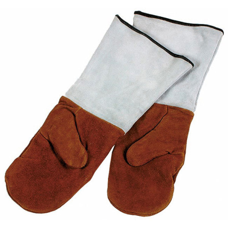 Рукавицы защитные (пара) до +450c;серый,коричнев.