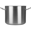 Кастрюля без крышки (дно-сэндвич);сталь нерж.;13,5л;D=28,H=22см;металлич.