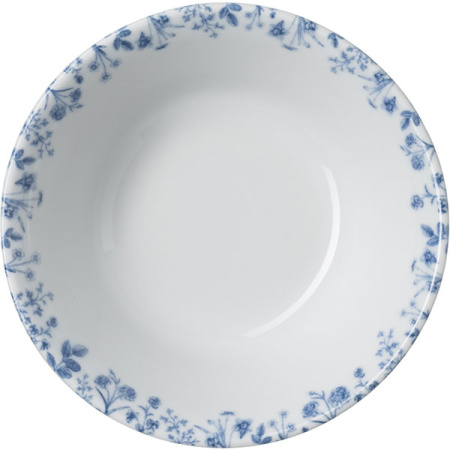 Салатник «Беатриче»;фарфор;350мл;D=14,H=5см;белый,синий