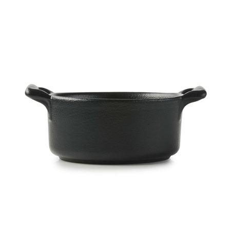 Форма для запекания овальная;фарфор;80мл;,H=42,L=75,B=70мм;черный