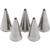 Насадка кондитерская «Закрытая звезда»[5шт];сталь нерж.;D=25/2,H=47мм