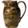 Кувшин «Крафт»;фарфор;0,6л;D=95,H=147,L=134мм;коричнев.