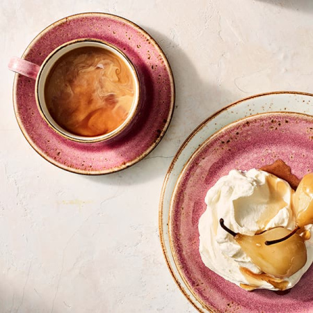 Чашка чайная «Крафт Распберри»;фарфор;228мл;D=90/45,H=60мм;розов.