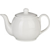 Чайник заварочный без сита;фарфор;0,5л;белый