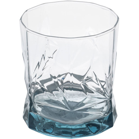 Олд фэшн (стакан) «Рош»;стекло;340мл;D=78,H=86мм;синий