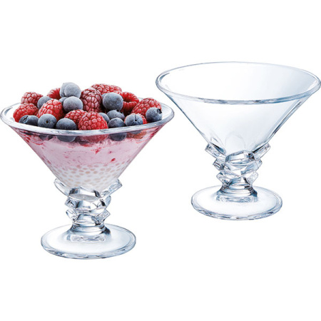 Креманка «Пальмир»;стекло;210мл;D=123/70,H=113,L=25мм;прозр.