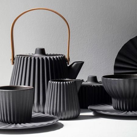 Чайник заварочный «Пекое» с ситом;керамика,металл;0,55л;D=12,5,H=12см;черный