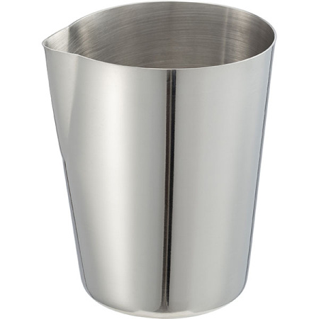 Стакан смесительный «Пробар» с носиком;сталь нерж.;0,8л;D=92,H=130мм;серебрист.