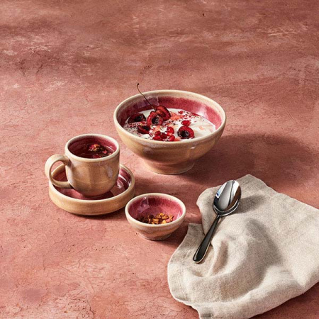 Кружка «Аврора Везувиус Роуз Кварц»;фарфор;340мл;бежев.,бежев.