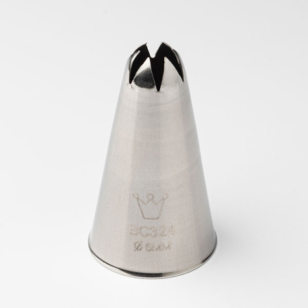 Насадка кондитерская «Закрытая звезда»;сталь нерж.;D=25/6,H=43мм