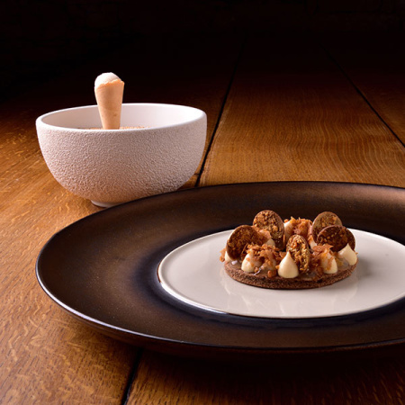 Салатник «Ро Дизайн Бай Кевала»;керамика;0,899л;D=15,8см;белый