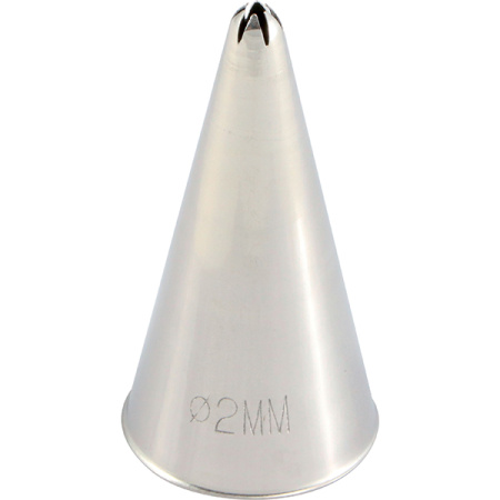 Насадка кондитерская «Закрытая звезда»[5шт];сталь нерж.;D=25/2,H=47мм