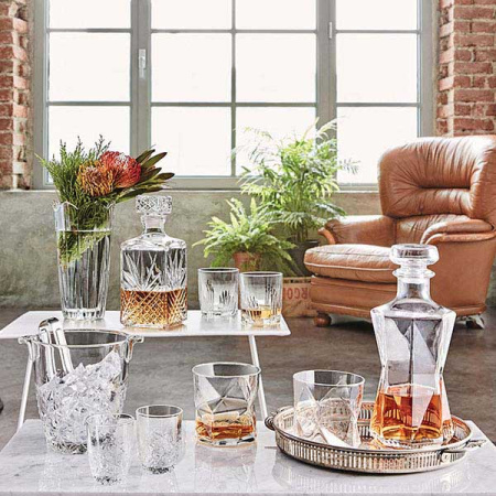 Штоф «Кассиопея»;стекло;0,85л;D=10,5,H=21см;прозр.