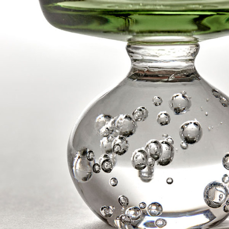 Креманка;стекло;170мл;D=92,H=100мм;зелен.