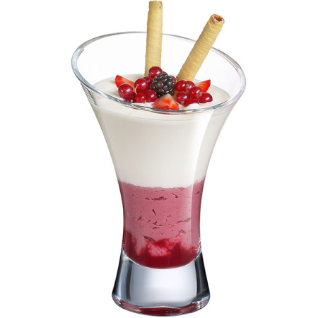 Креманка «Джазд»;стекло;350мл;D=19,5,H=12,7см;прозр.