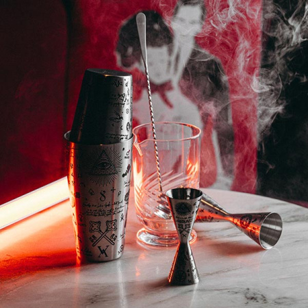 Ложка барная;сталь нерж.;,L=300,B=35мм;серебрист.