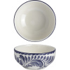 Салатник «Пуэбла Блю»;фарфор;380мл;D=13,H=6см;белый,синий