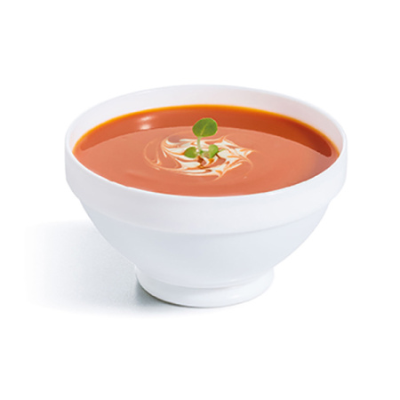 Салатник «Ресторан»;стекло;0,53л;D=13,H=7см;белый