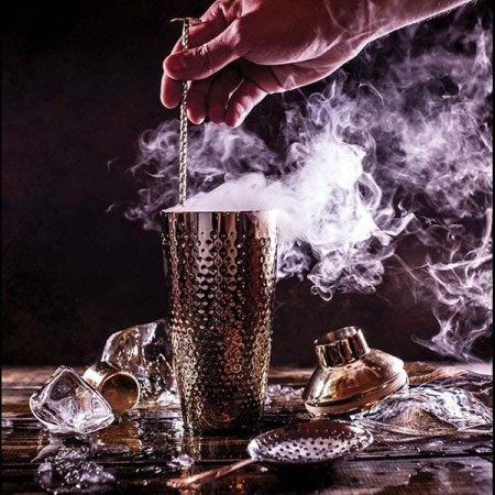 Ложка барная «Пробар» с мадлером;сталь нерж.;,L=260,B=25мм;серебрист.