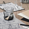 Олд фэшн (стакан) «Кассиопея»;стекло;330мл;D=86,H=88мм;серый
