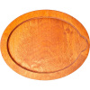 Подставка овал. для сковор. 4020192;дерево;,H=2,L=39,B=30см;коричнев.