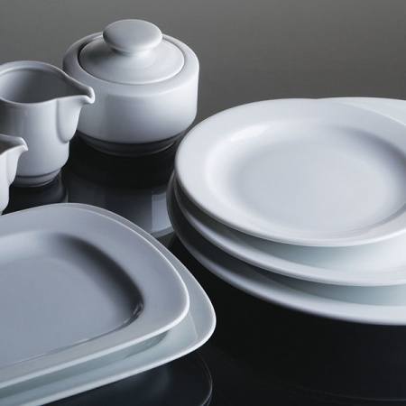 Молочник «Прага»;фарфор;100мл;,H=65,L=100,B=55мм;белый