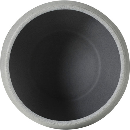 Стакан для горячих напитков «Нау»;керамика;200мл;D=80,H=73мм;серый