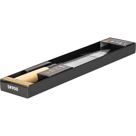 Нож кухонный «Киото» двусторонняя заточка;сталь нерж.,дерево;,L=30/18,B=4см