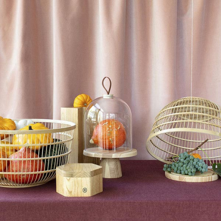 Набор подставок фуршетных «Инспайред»[3шт];ясень;св. дерево