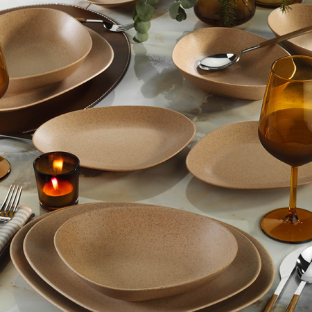 Салатник «Гэлэкси»;фарфор;0,6л;D=180,H=58мм;бежев.