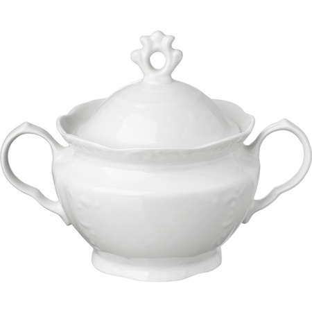 Сахарница «Надежда»;фарфор;0,55л;белый