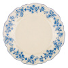 Тарелка «Фиори»;фарфор;D=270,H=35мм;слон.кость,синий
