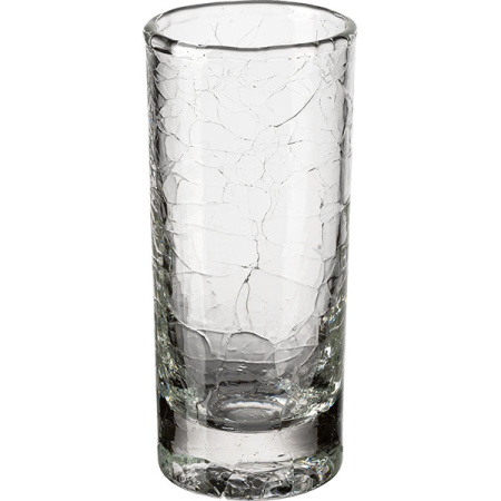 Стопка «Кракле»;стекло;50мл;D=4,H=9см;прозр.