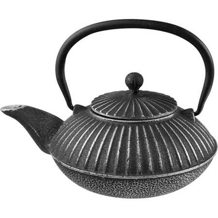 Чайник заварочный;чугун;0,72л;D=82,H=93,L=215мм;черный