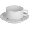 Чайная пара «Кунстверк»;фарфор;250мл;D=95,H=69,B=155мм;белый
