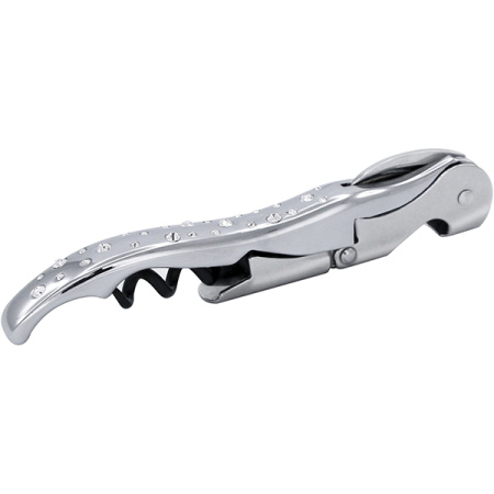 Нарзанник «Сваровски» двухступенчатый с чехлом;сталь нерж.,тефлон;,L=115,B=20мм;серебрист.