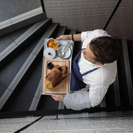 Кастрюля для запекания «Карактэр» с крышкой;керамика;250мл;D=120,H=65,L=140мм;белый,черный