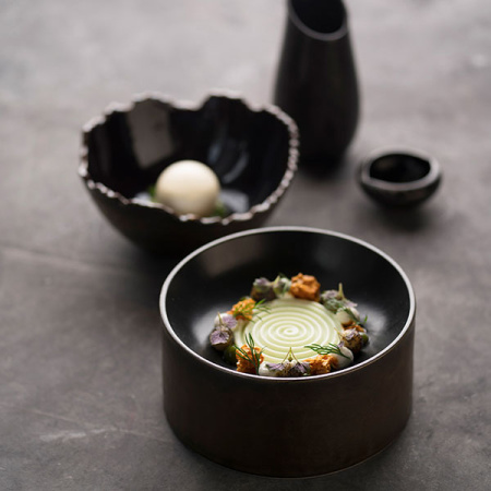 Салатник «Ро Дизайн Бай Кевала»;керамика;D=165,H=75мм;коричнев.