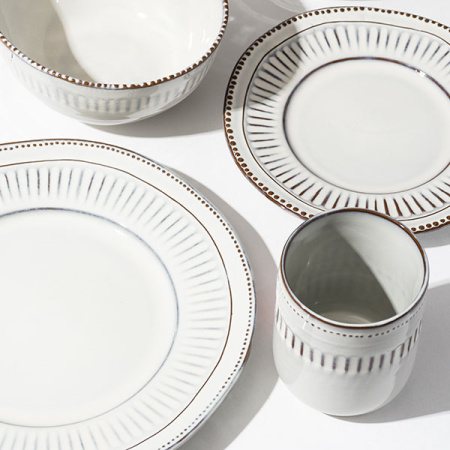 Стакан для горячих напитков «Стили»;фарфор;400мл;D=85,H=105мм;белый