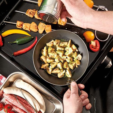 Сковорода;голуб.сталь;D=360,H=60,L=665мм;серый