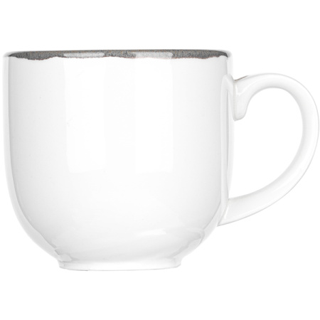 Кружка «Революшн Эдж Гранит»;фарфор;285мл;серый,коричнев.