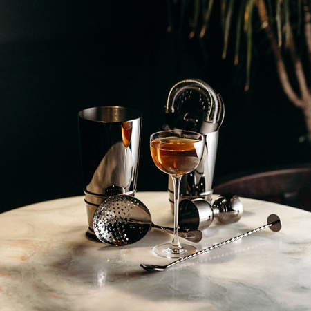 Стрейнер для джулепа «Пробар Премиум Пьюр»;сталь нерж.;D=77,L=165мм;серебрист.