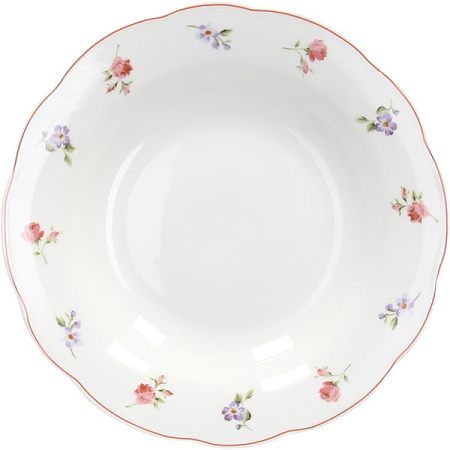 Набор посуды «Поэма Камарг» тарелки[18шт];фарфор;белый,розов.
