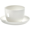 Стакан для горячих напитков «Бейс»;фарфор;100мл;D=60,H=45мм;белый,глянц.