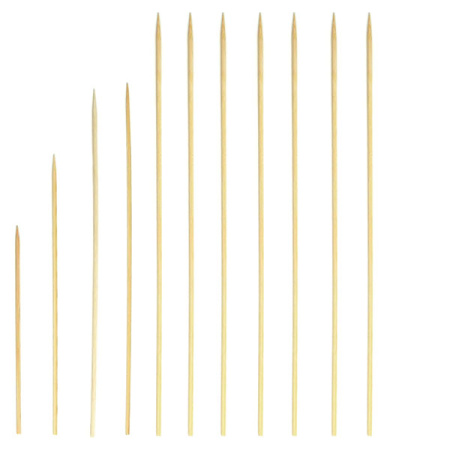 Шампурчики[250шт];бамбук;,L=150,B=3мм;бежев.