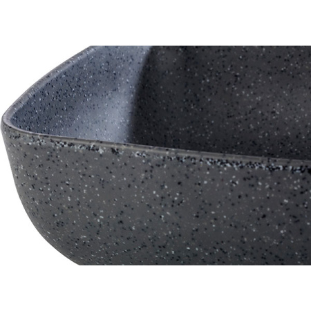 Салатник квадратный;пластик;0,85л;,H=55,L=165,B=165мм;серый